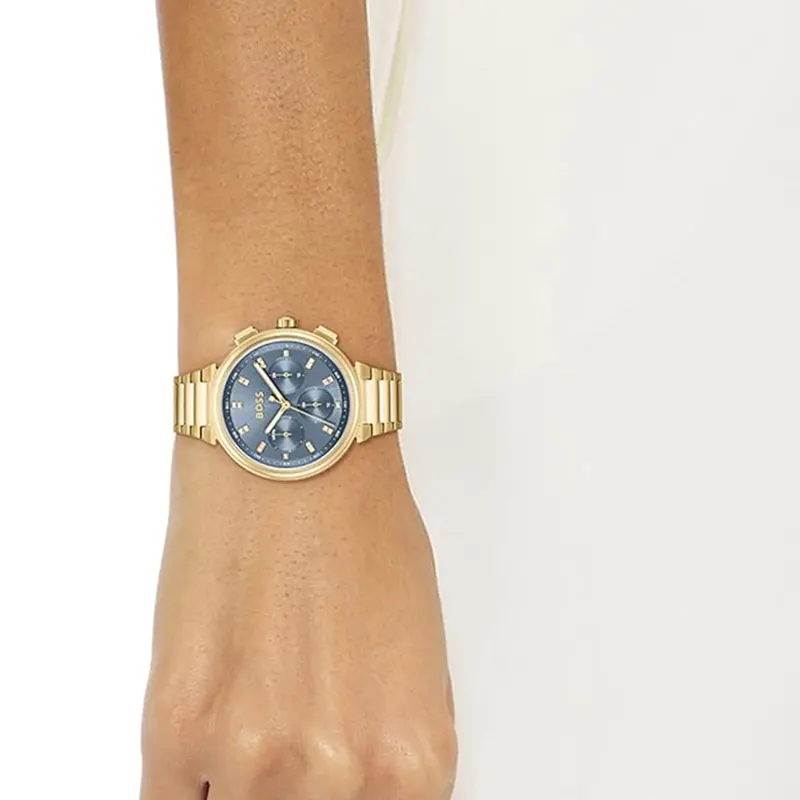 Hugo Boss Hera Light Blue Dial Ladies Watch- 1502677